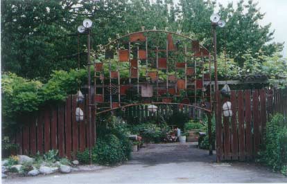 garden gate view